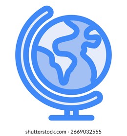 Geography icon symbol. Vector illustration.