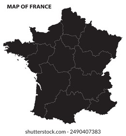 Geography politics map of countries. Map of Russia and France with country capital, state capital and major city.