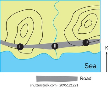 geography shapes map iso hips - topography