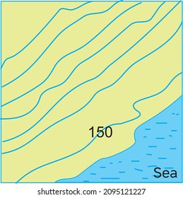 geography shapes map iso hips - topography