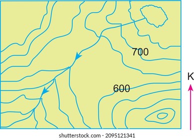 geography shapes map iso hips - topography