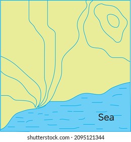 geography shapes map iso hips - topography