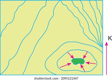 geography shapes map iso hips - topography