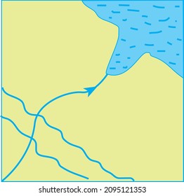 geography shapes map iso hips - topography