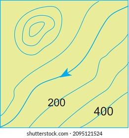 geography shapes map iso hips - topography