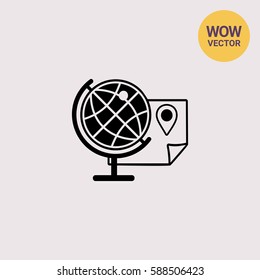 Geography simple icon