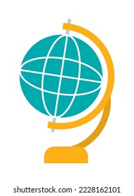icono de la herramienta de geografía sobre fondo blanco