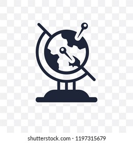 Geography transparent icon. Geography symbol design from Education collection.
