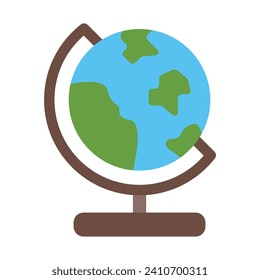 Geography Vector Flat Icon For Personal And Commercial Use.

