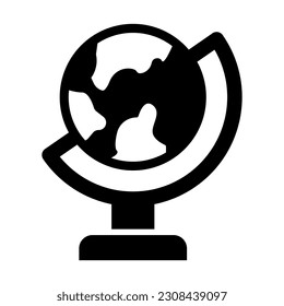 Geography Vector Glyph Icon For Personal And Commercial Use.
