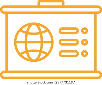 Geography vector icon. Can be used for printing, mobile and web applications.