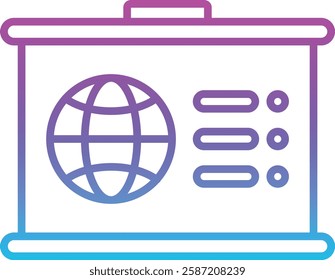 Geography vector icon. Can be used for printing, mobile and web applications.