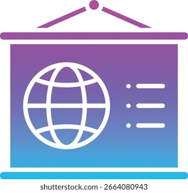 Geography vector icon. Can be used for printing, mobile and web applications.
