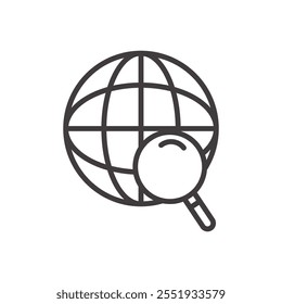 Geolocation Icon isolated on white background. Vector icon.