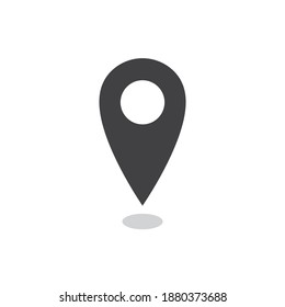 
geolocation icon on white background. vector illustration