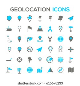 Geolocation Icon Pack