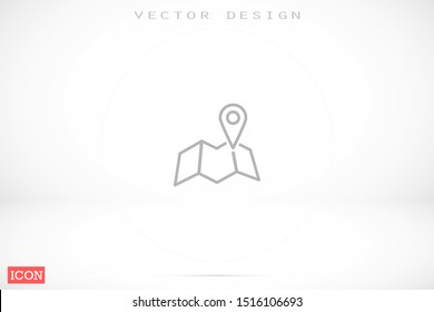 Geolocation map pin vector icon. Geolocation map pin for phone icon.Geolocation map pin for the Navigator icon. Geolocation map pin for online