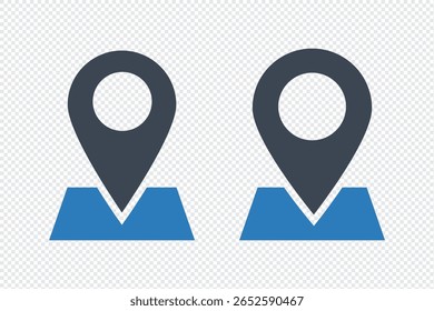 Geolocation map pin vector icon. Geolocation map pin for phone icon. Geolocation map pin for the Navigator icon. Geolocation map pin for online. Home search vector icon. Eps 10