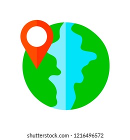 Geolocation on the planet Earth