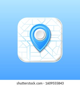 Geolocation Position Icon Vector Gps