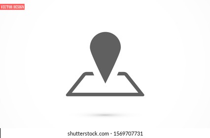Geolocation vector icon. Geolocation for phone icon. Geolocation for the Navigator icon. Geolocation for online search. badge icon 10 eps. Lorem Ipsum.