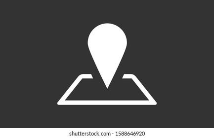 Geolocation vector icon. Geolocation for phone icon. Geolocation for the Navigator icon. Geolocation for online search. badge icon 10 eps. Lorem Ipsum.