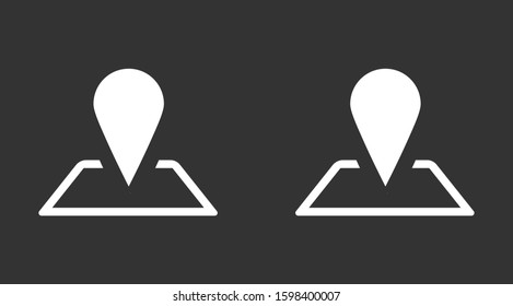 Geolocation vector icon. Geolocation for phone icon. Geolocation for the Navigator icon. Geolocation for online search. badge icon 10 eps. Lorem Ipsum.