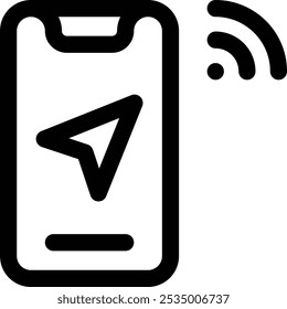 geological icon. Thin Linear Style Design Isolated On White Background