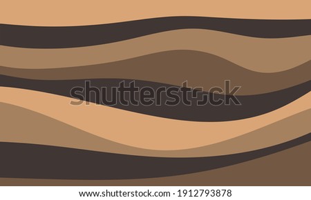 Geological subsurface. Layered of rock and soil. Geologic cross section.