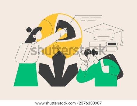Geology abstract concept vector illustration. Applied Earth science, physical rocks study, geology for children, minerals research, landscape formation, soil exploration abstract metaphor. [[stock_photo]] © 