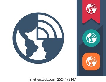 Geology, Earth, Planet, Layers Icon. Professional, pixel perfect icon. EPS 10 format.