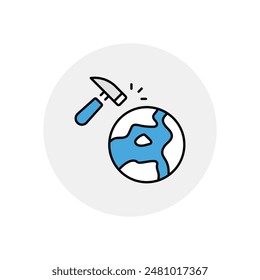 Geology Icon vector stock illustration.