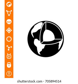 Geology simple icon