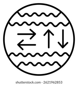 Geology and Soil Layer Vector icon design Illustration