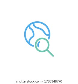 geology vector icon logo design