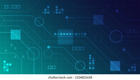 Geomatic technology connection future digital data abstract background. Simple futuristic modern green background. EP.1.hi-tech communication concept innovation background vector