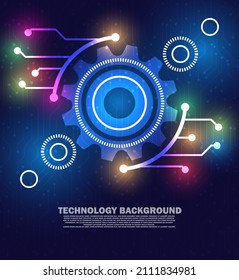 Geomatic Technology Connects The Future Digital Data, Abstract, Simple, Futuristic, Modern, Design Vertical Background EP6.hi-tech Communication Concept Innovation Background Vector