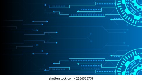 Tecnología geomática Modelo de engranajes abstractos impulsa la red electrónica del futuro.fondo de datos digitales EP.17.concepto de comunicación de alta tecnología innovación ilustración vectorial fondo 