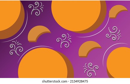 geomatric circle and line background vector design