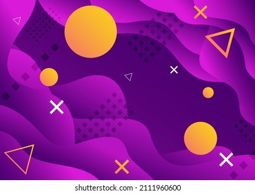 diseño geomático de fondo creativo con un color moderno y brillante,ilustración vectorial