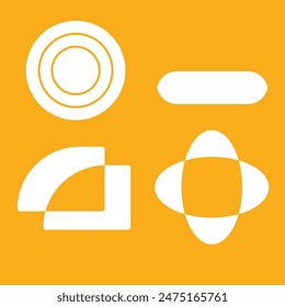 Geomatric Element Graphic Vector Set