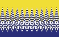  Geomatric Patternt,ethnic Design,zigzag,silk,thai Silk,orange,seamless Pattern,native Woven,background,Print,clothing,capet,wallpaper,vector,yellow And Blue