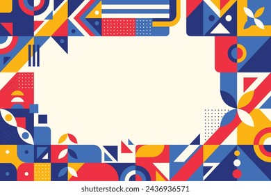 Fondo de forma geomátrica, ilustración vectorial