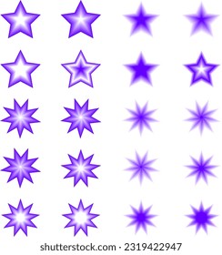 Geomatric star vector background Pattern in purple