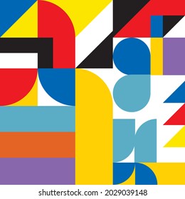 Afiche de arte de degradado de geometría con forma y figura simples. Resumen Diseño de patrones vectores en estilo para banner web, presentación empresarial, paquete de marca, impresión de tela, papel tapiz
