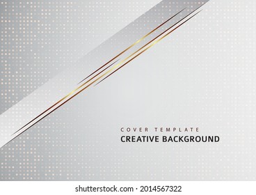 Geomctric abstract background. Oblique stripes and lines, halftones. Template for business presentations, app covers and website designs. Vector illustration