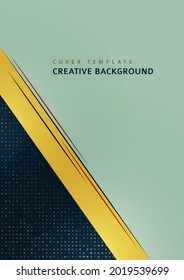 Geomctric abstract background. Oblique stripes and lines, halftones. Template for business presentations, app covers and website designs. Vector illustration