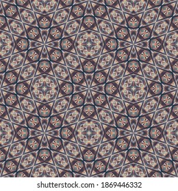 Geomeric seamless pattern, abstract colorful background, fashion print, vector texture for fabric, textile, decoration.
