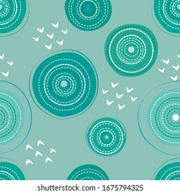 geomertical blue abstract circles texture