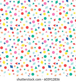 Geomertric colorful seamless vector pattern
Ready for textile printing